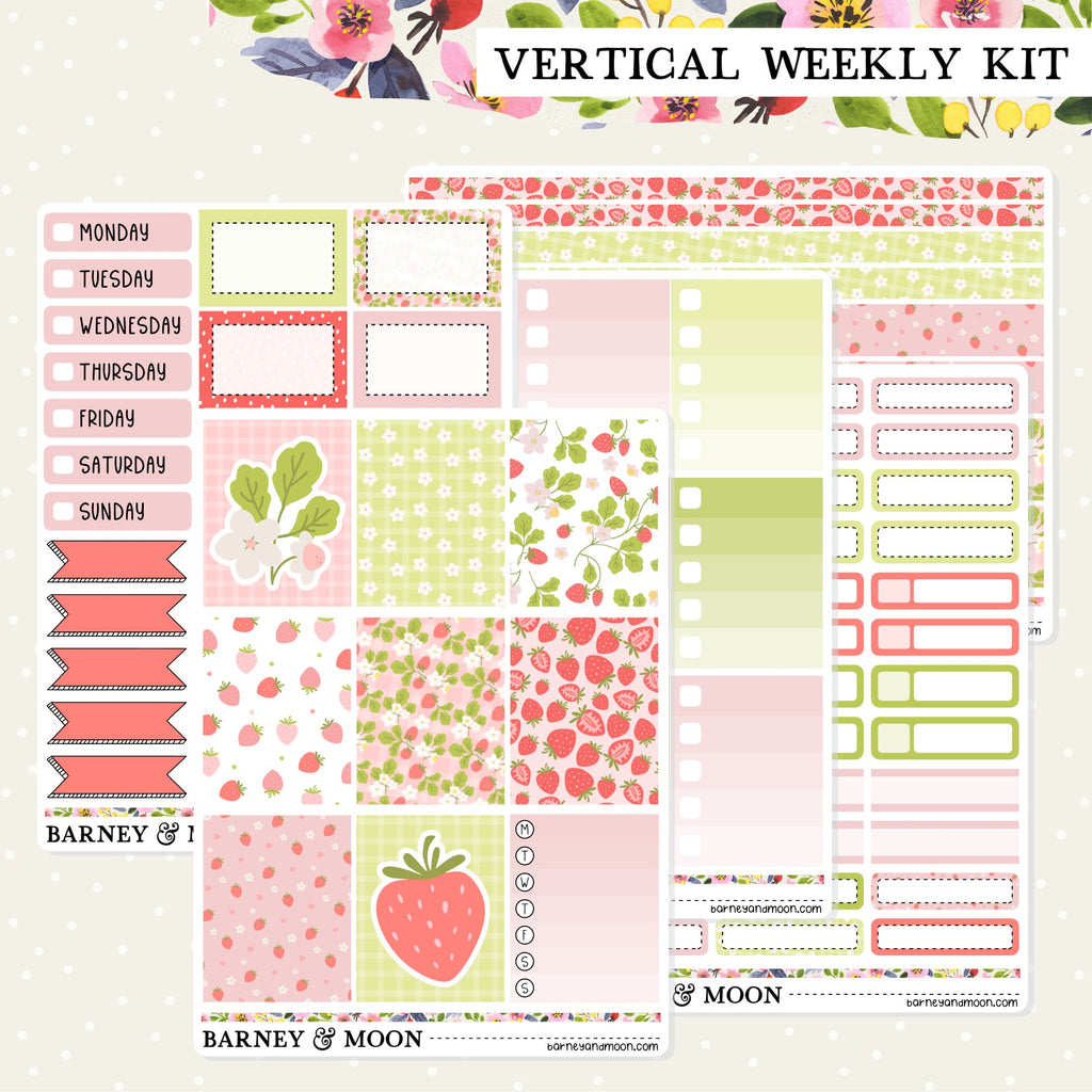 Celestial Wildflowers  Decorative Planner Stickers – Barney and Moon