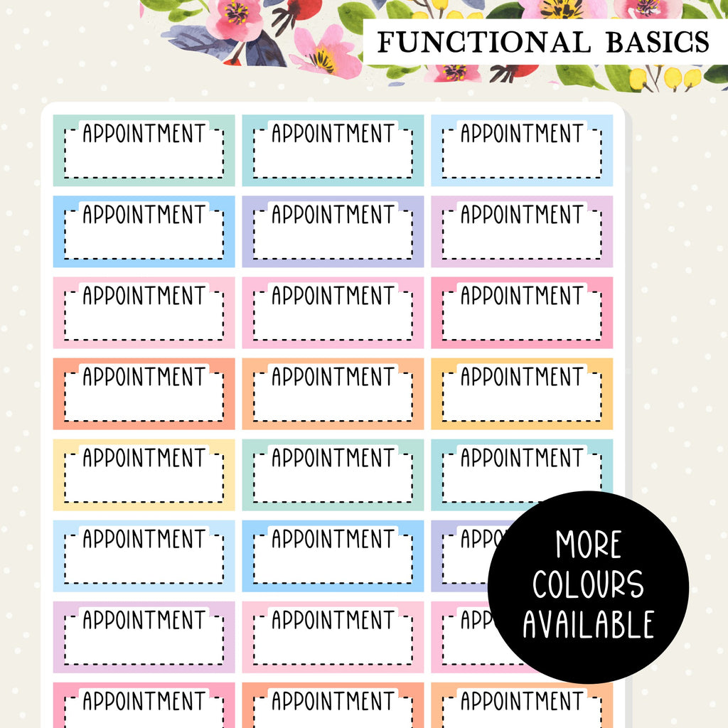 appointment planner stickers for planning