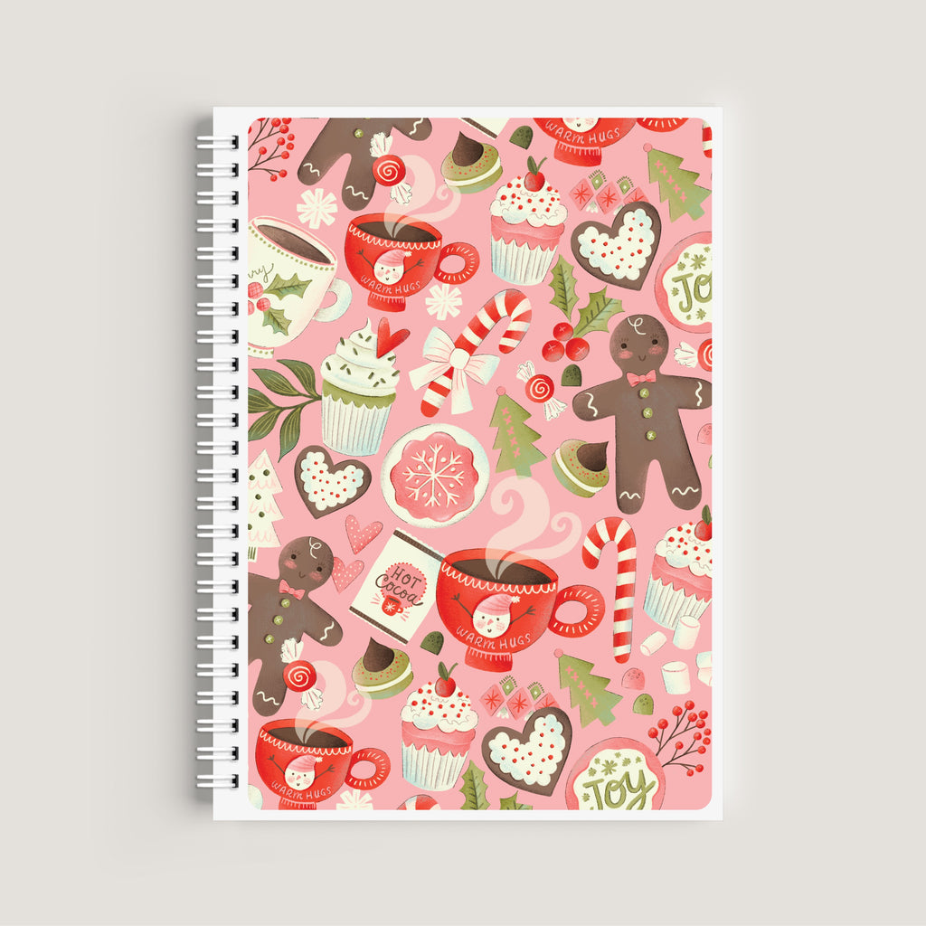christmas themed reusable sticker book for storing your favourite planner stickers and other planning supplies