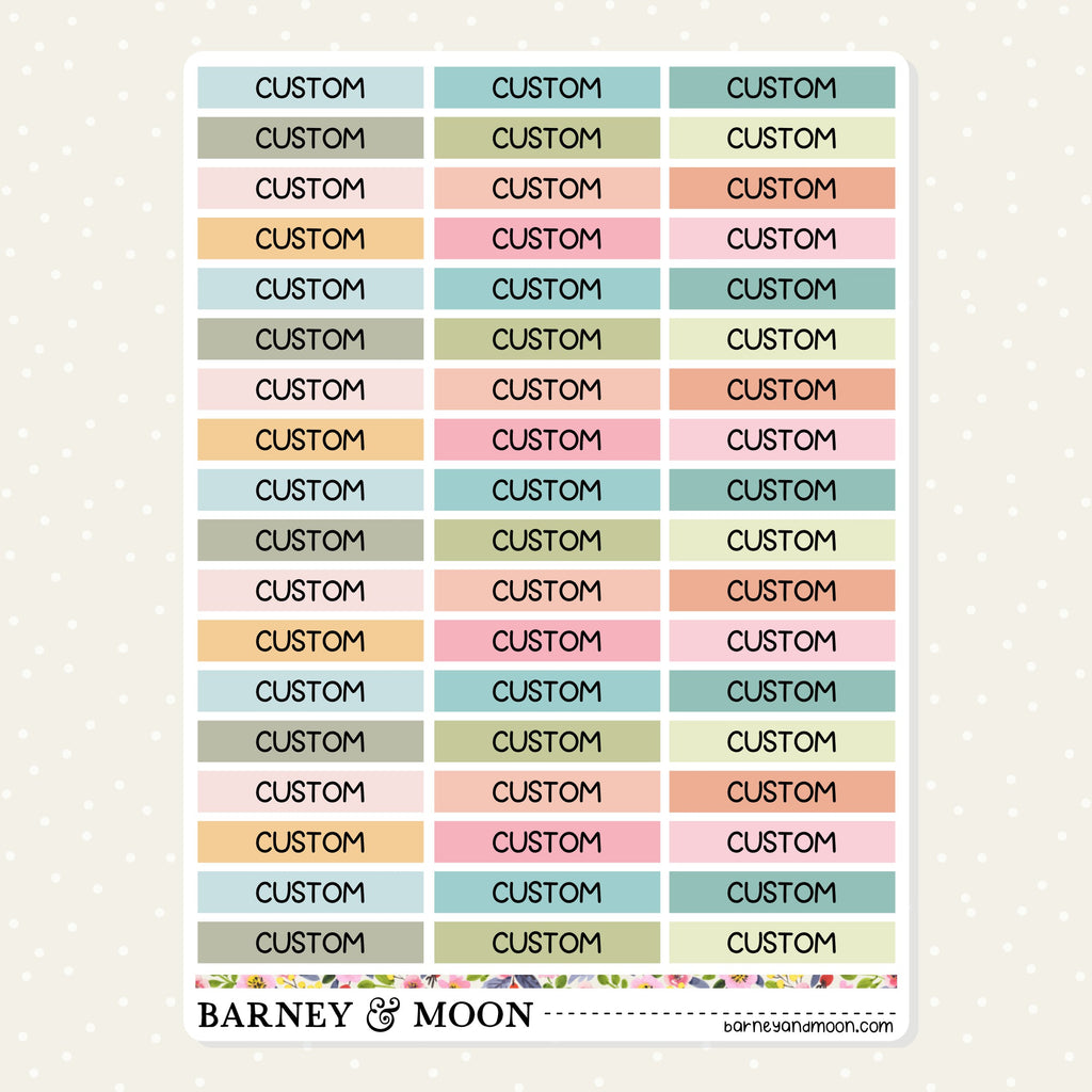 custom header planner stickers for NDIS planning