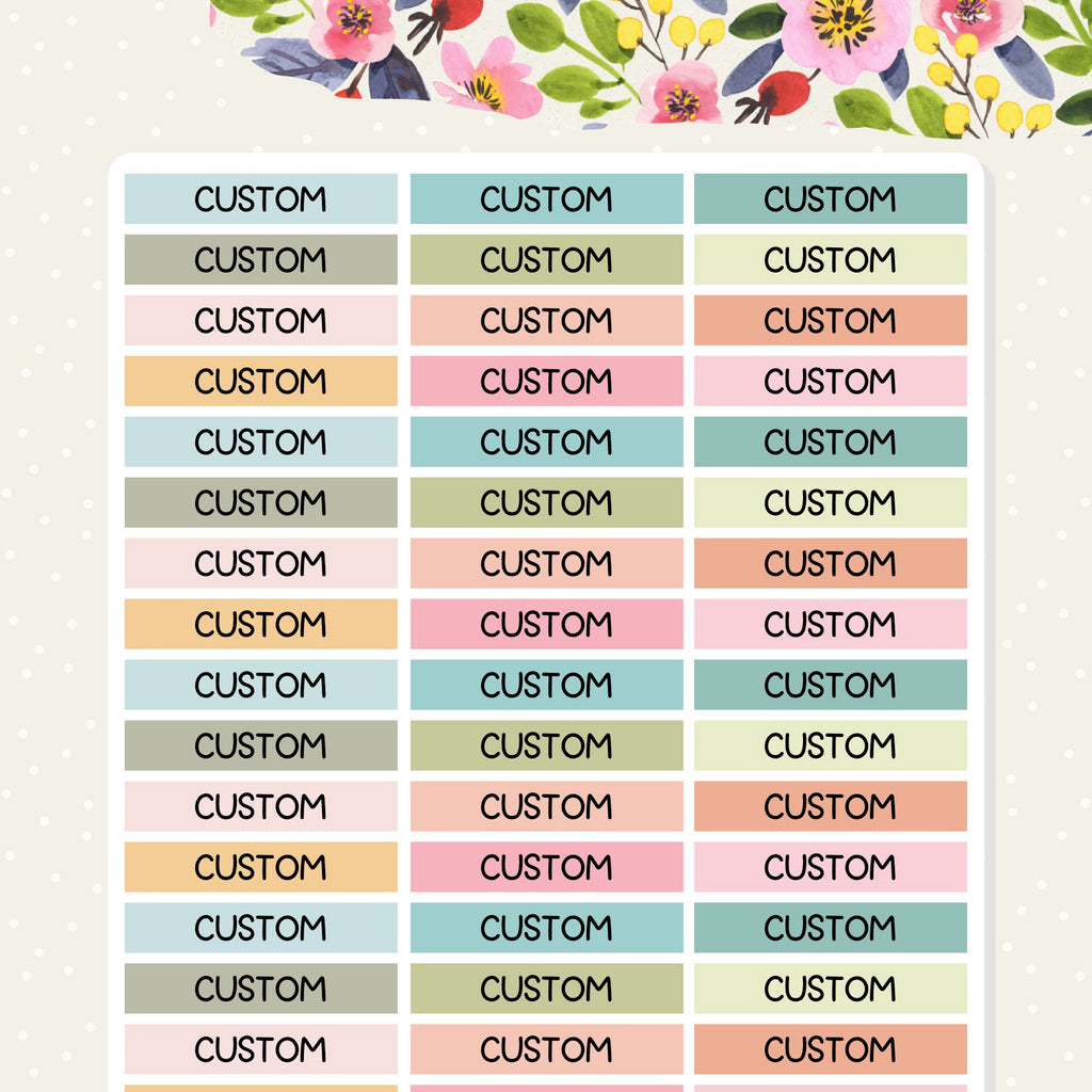 custom header planner stickers for NDIS planning