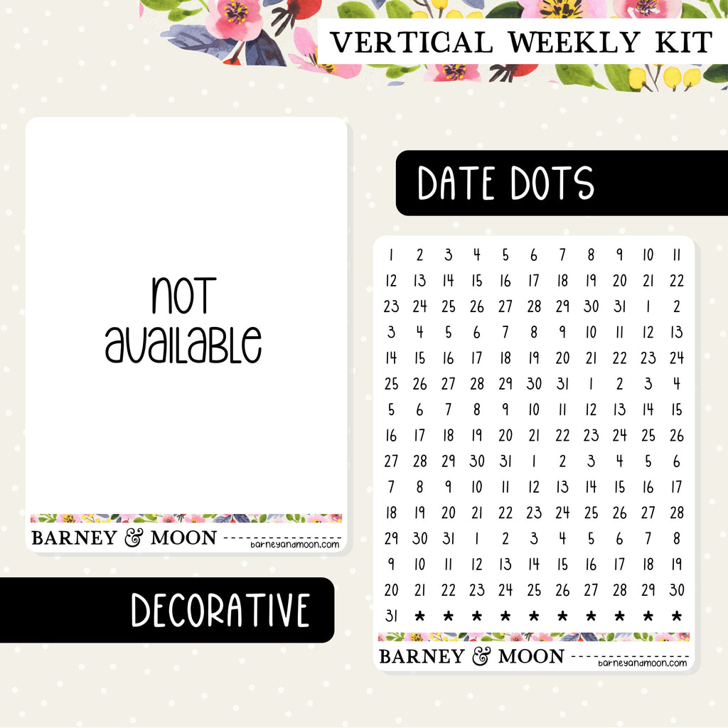 Easter weekly planner sticker kit filled with stickers perfect for your functional and decorative planning needs