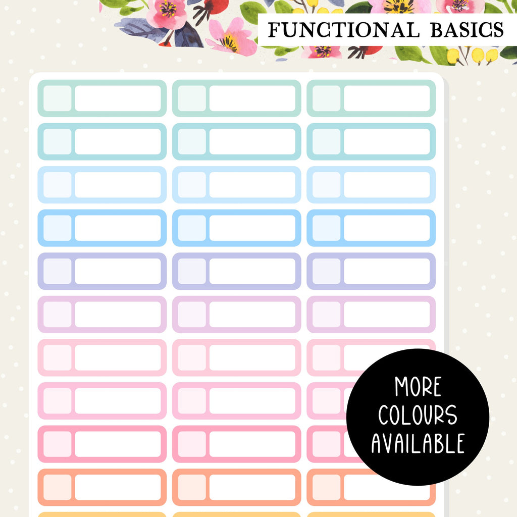 The perfect planner stickers for your functional planning and journaling needs