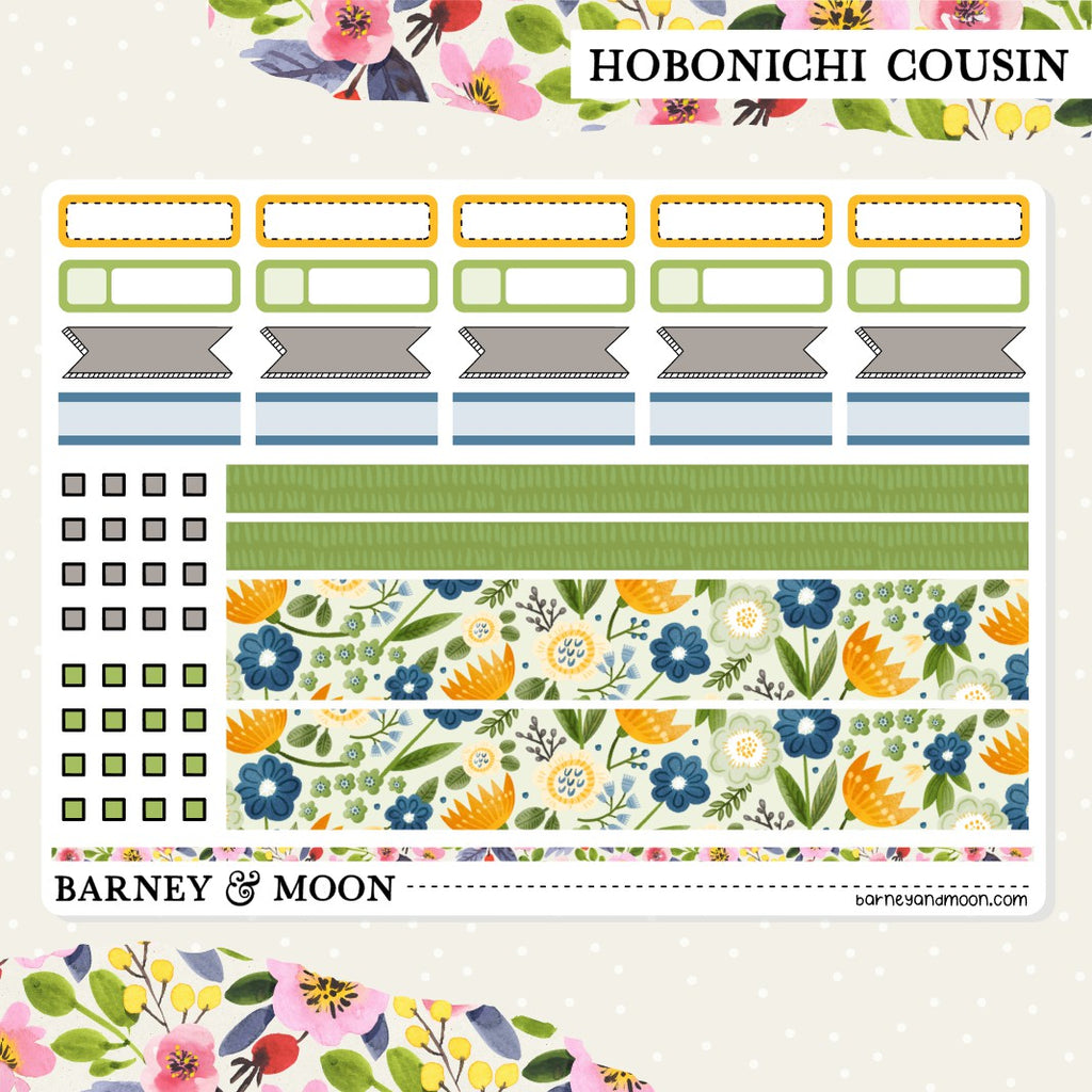 hobonichi cousin weekly planner sticker kit australia