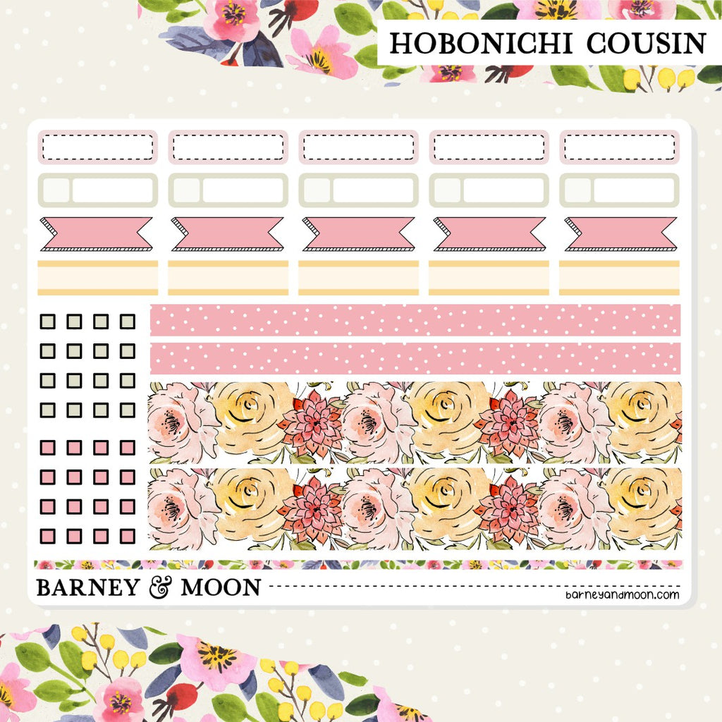 hobonichi cousin weekly planner sticker kit australia