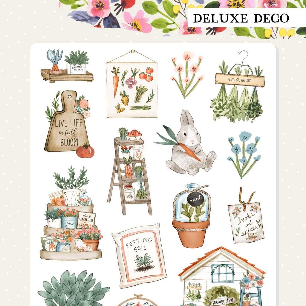 Planner stickers for decorative planning and journaling