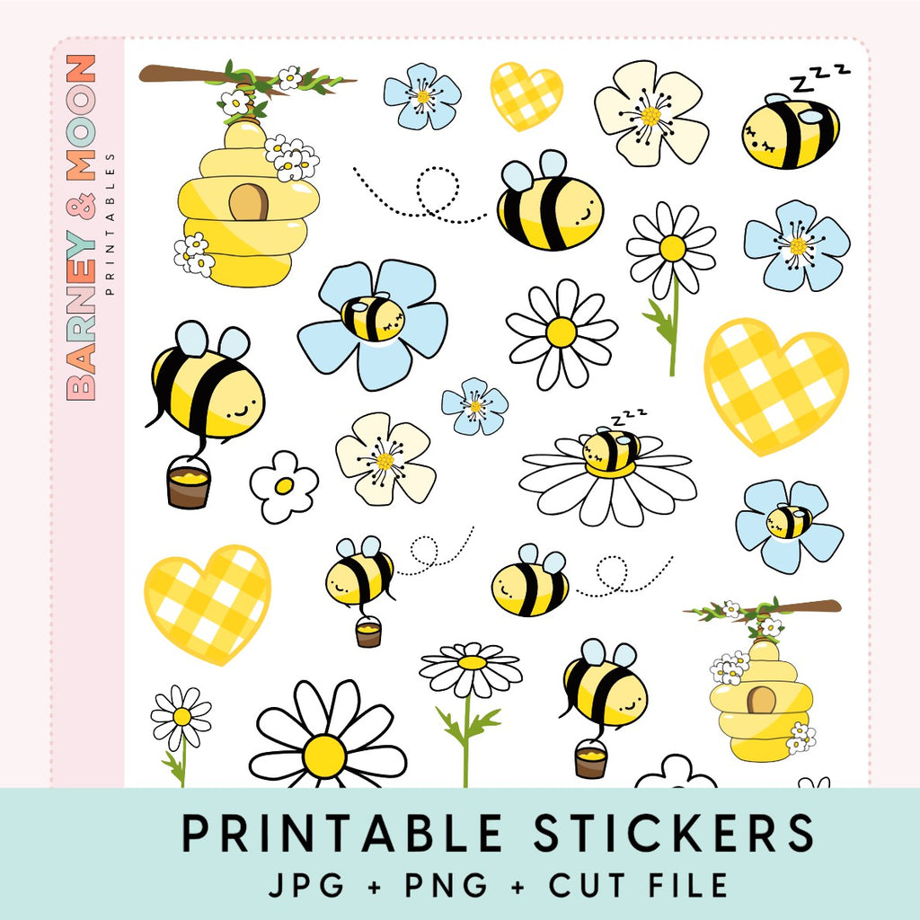 printable decorative planner stickers for planning bullet journal