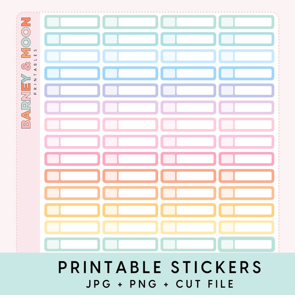 printable planner stickers 9mm event label for planning