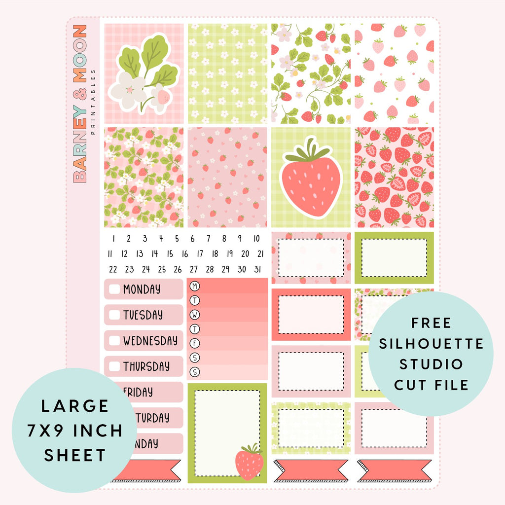 printable weekly planner sticker kit for planning