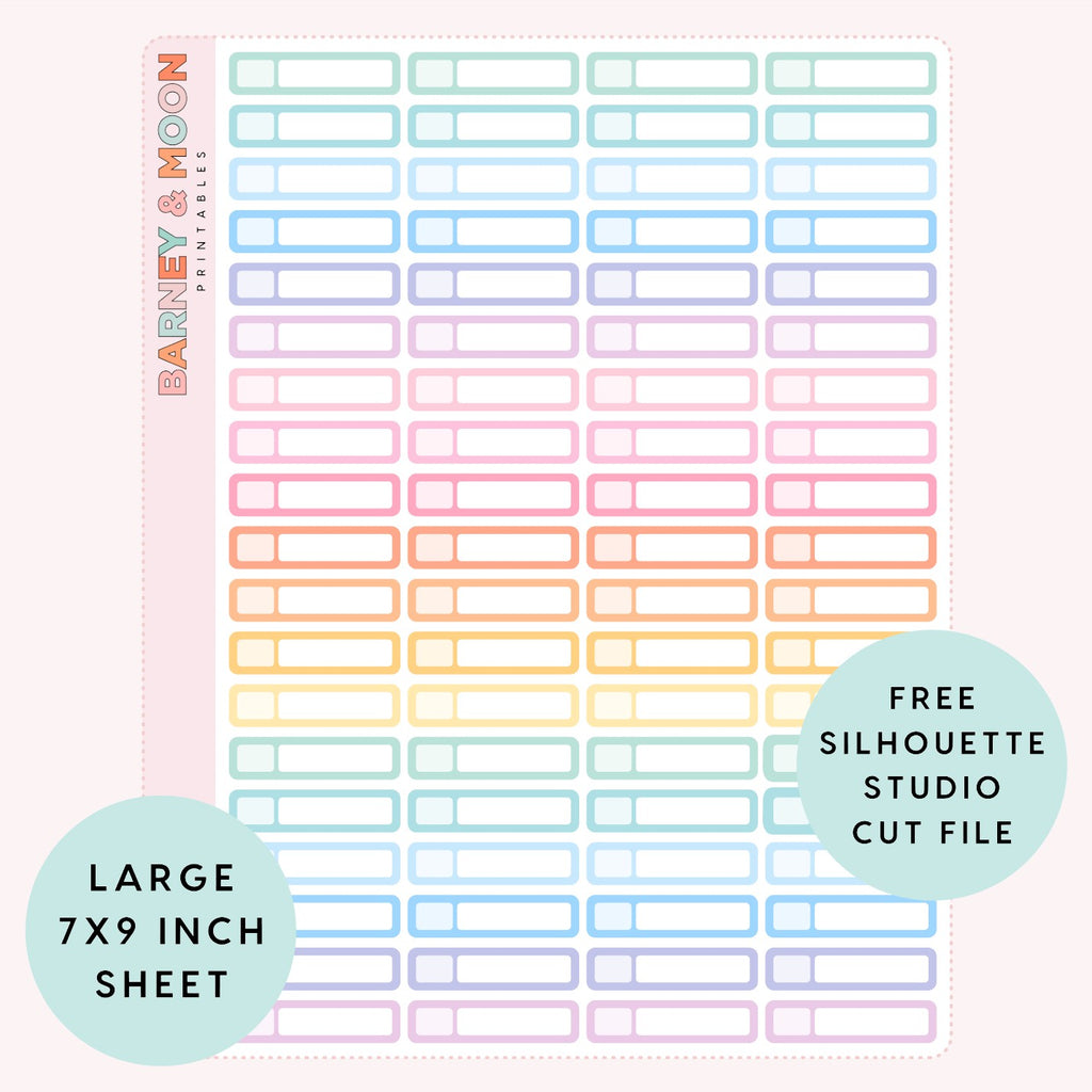 printable planner stickers 9mm event label for planning