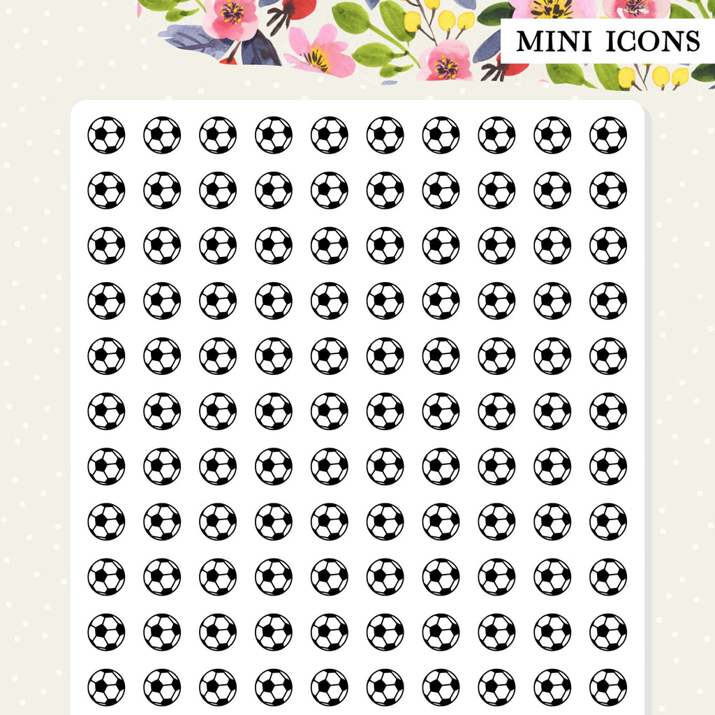 soccer icon planner stickers