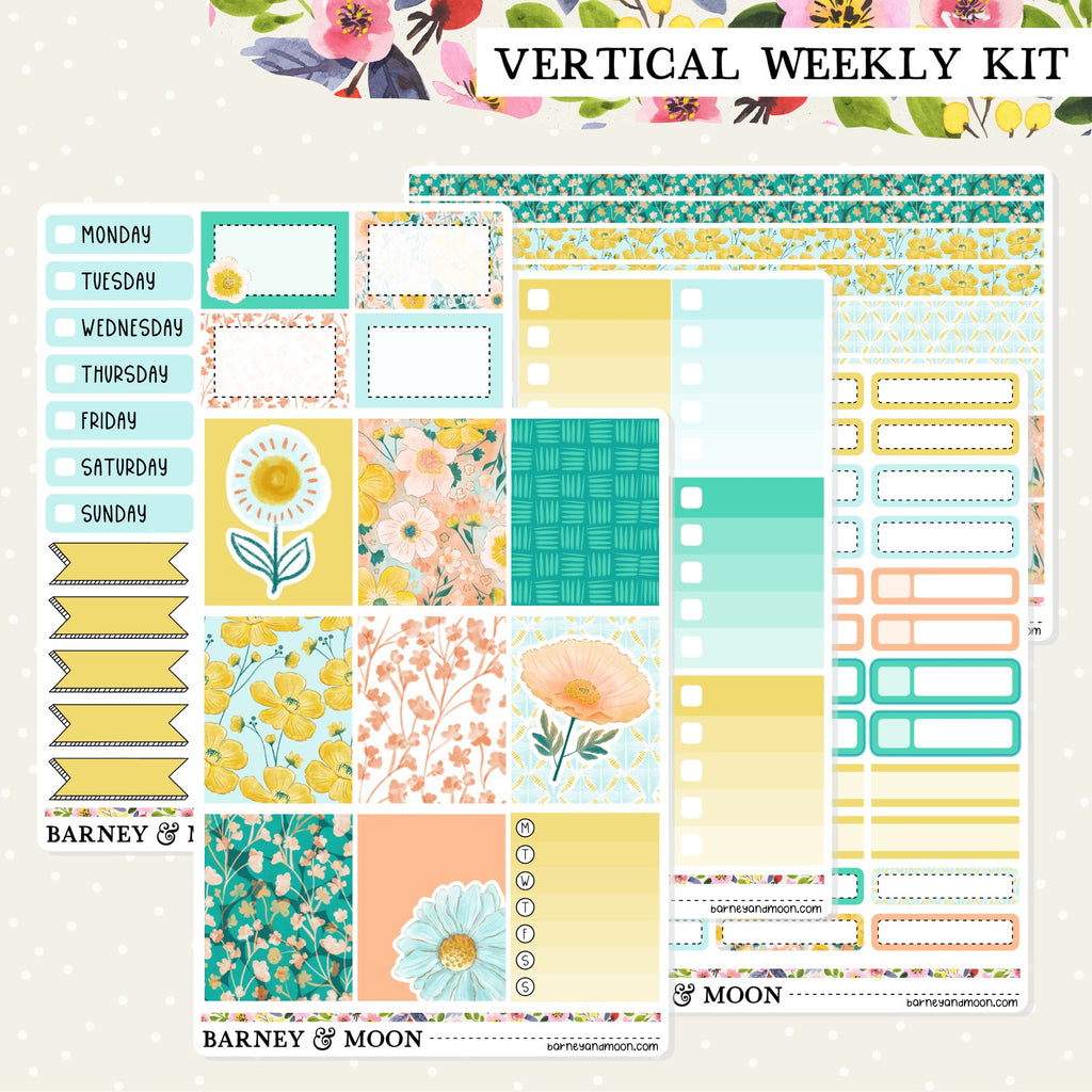 Weekly planner sticker kit filled with stickers perfect for your functional and decorative planning needs
